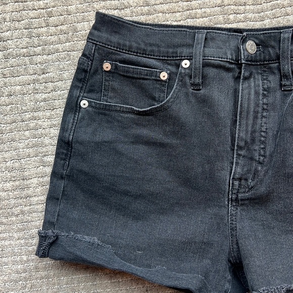 Women’s Madewell black denim shorts - size 27 - Picture 2 of 5